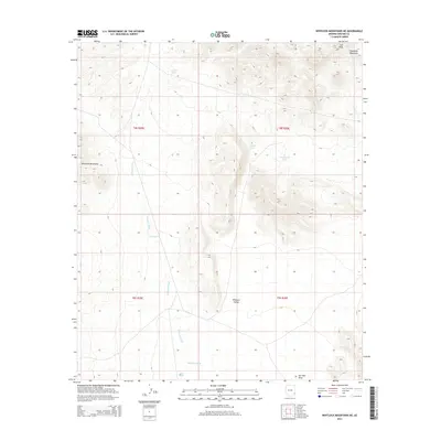 2014 Map of Whitlock Mountains NE, 2014 Print