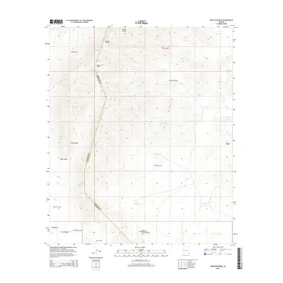 2014 Map of Whitlock Peak, 2014 Print