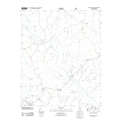 2011 Map of Whitmire North, 2011 Print