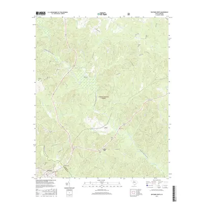 2017 Map of Whitmire North, 2017 Print