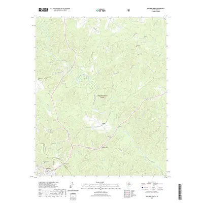2020 Map of Whitmire North, 2020 Print