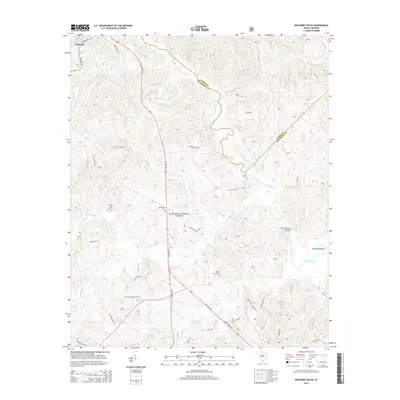 2014 Map of Whitmire South, 2014 Print