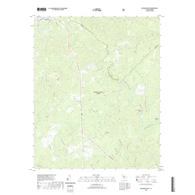 2020 Map of Whitmire South, 2020 Print