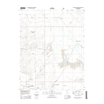 2015 Map of Whitmore Hot Springs, 2015 Print