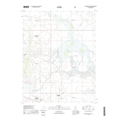 2018 Map of Whitmore Hot Springs, 2018 Print