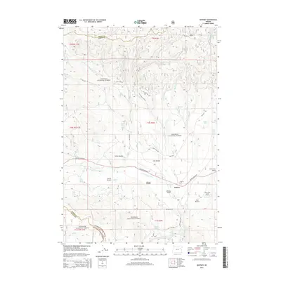 2014 Map of Whitney, 2014 Print