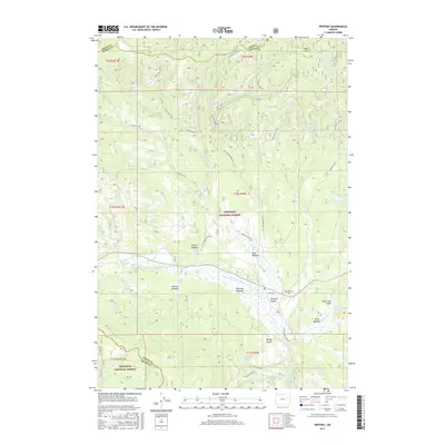 2017 Map of Whitney, 2017 Print