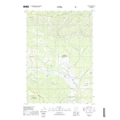 2020 Map of Whitney, 2020 Print