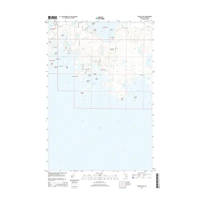 2014 Map of Whitney Bay, 2014 Print