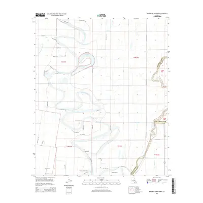 2015 Map of Whitney Island North, 2015 Print