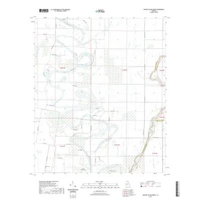 2020 Map of Whitney Island North, 2020 Print