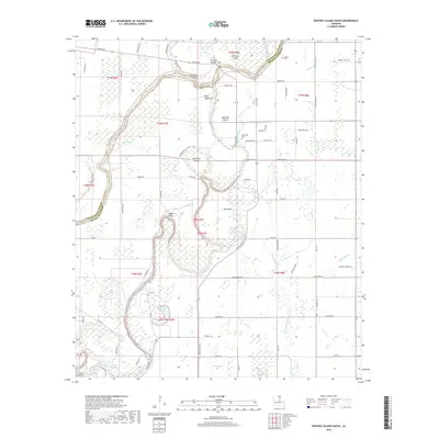 2018 Map of Whitney Island South, 2018 Print