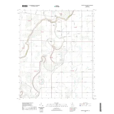 2020 Map of Whitney Island South, 2020 Print