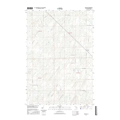 2017 Map of Whitney, 2017 Print