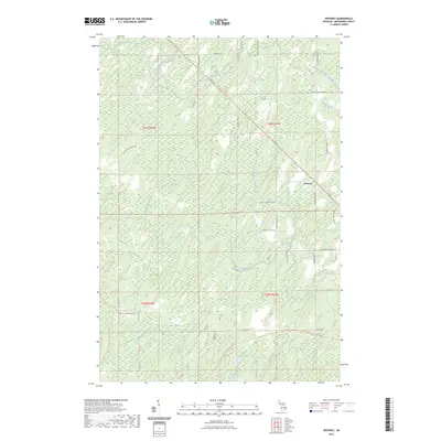 2023 Map of Whitney, 2023 Print