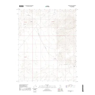 2018 Map of Whitney Pocket, 2018 Print