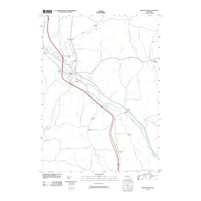 2010 Map of Whitney Point, 2010 Print