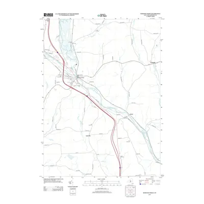2013 Map of Whitney Point, 2013 Print