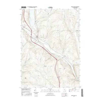 2016 Map of Whitney Point, 2016 Print