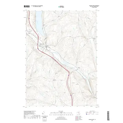 2019 Map of Whitney Point, 2019 Print