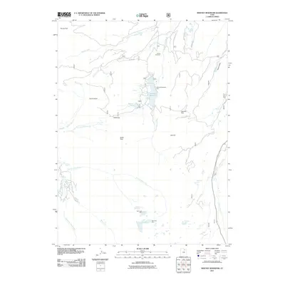 2011 Map of Whitney Reservoir, 2011 Print
