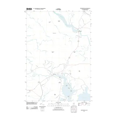 2011 Map of Whitneyville, 2011 Print