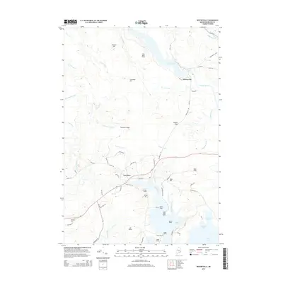 2014 Map of Whitneyville, 2014 Print