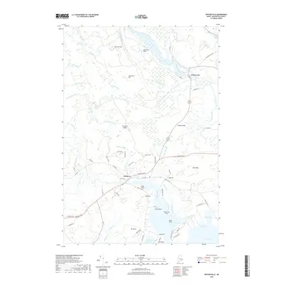 2018 Map of Whitneyville, 2018 Print