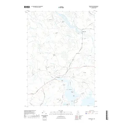 2021 Map of Whitneyville, 2021 Print