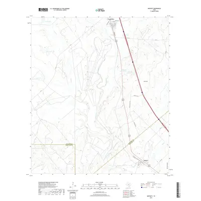 2019 Map of Whitsett, 2019 Print