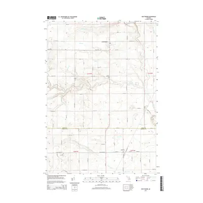 2014 Map of Whittemore, 2014 Print