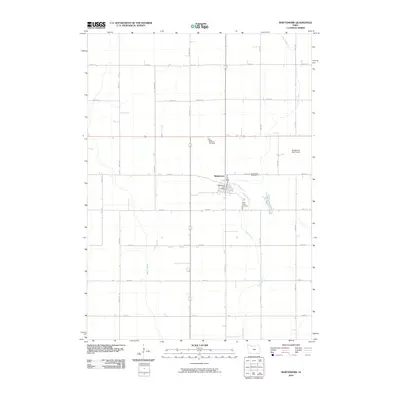2010 Map of Whittemore, 2010 Print