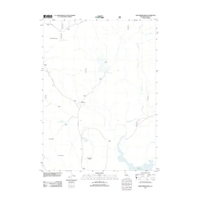 2012 Map of Whittemore Ridge, 2012 Print