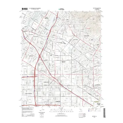 2015 Map of Whittier, 2015 Print