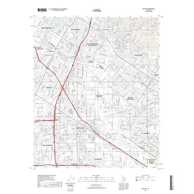 2018 Map of Whittier, 2018 Print