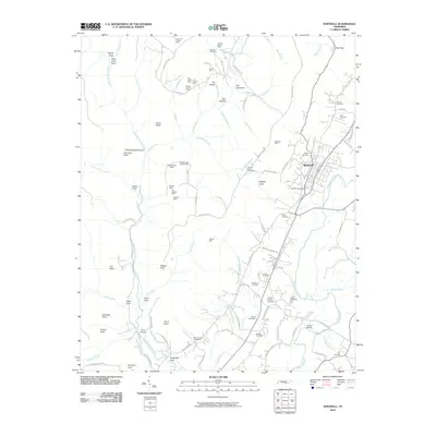 2010 Map of Whitwell, 2010 Print