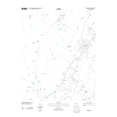 2013 Map of Whitwell, 2013 Print