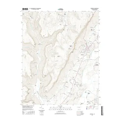 2016 Map of Whitwell, 2016 Print