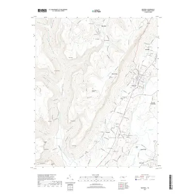 2019 Map of Whitwell, 2019 Print
