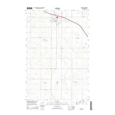 2014 Map of Wibaux, 2014 Print