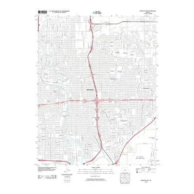 2010 Map of Wichita East, 2010 Print
