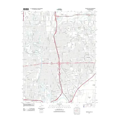 2012 Map of Wichita East, 2012 Print