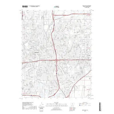 2018 Map of Wichita East, 2018 Print