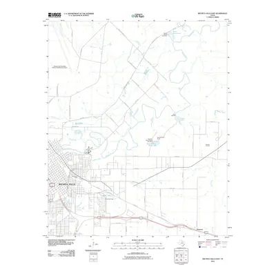 2010 Map of Wichita Falls East, 2010 Print