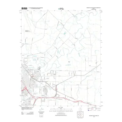 2013 Map of Wichita Falls East, 2013 Print