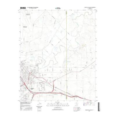2016 Map of Wichita Falls East, 2016 Print
