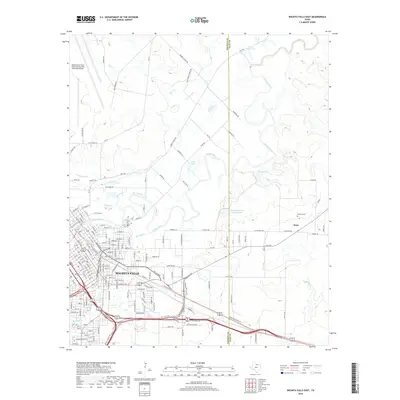 2019 Map of Wichita Falls East, 2019 Print