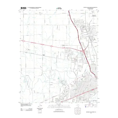 2013 Map of Wichita Falls West, 2013 Print