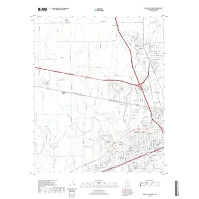 2019 Map of Wichita Falls West, 2019 Print