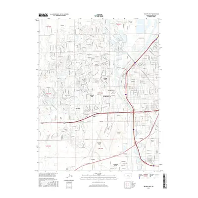 2015 Map of Wichita West, 2015 Print